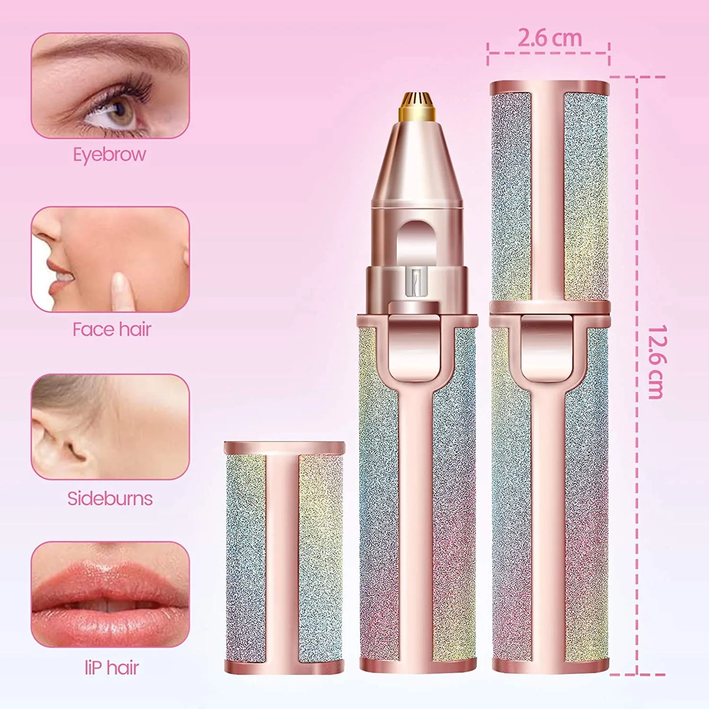2 In 1 Electric Eyebrow Trimmer Makeup
