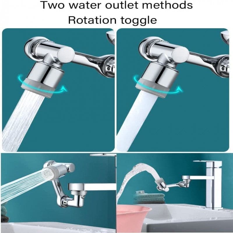 Universal Splash Filter Faucet Rotating