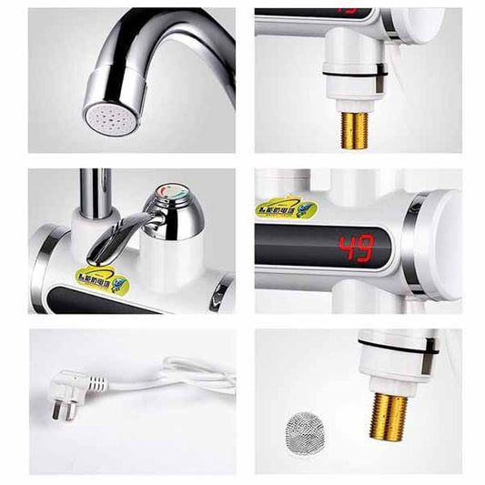 Heating Tap Water Faucet with LED Digital Display