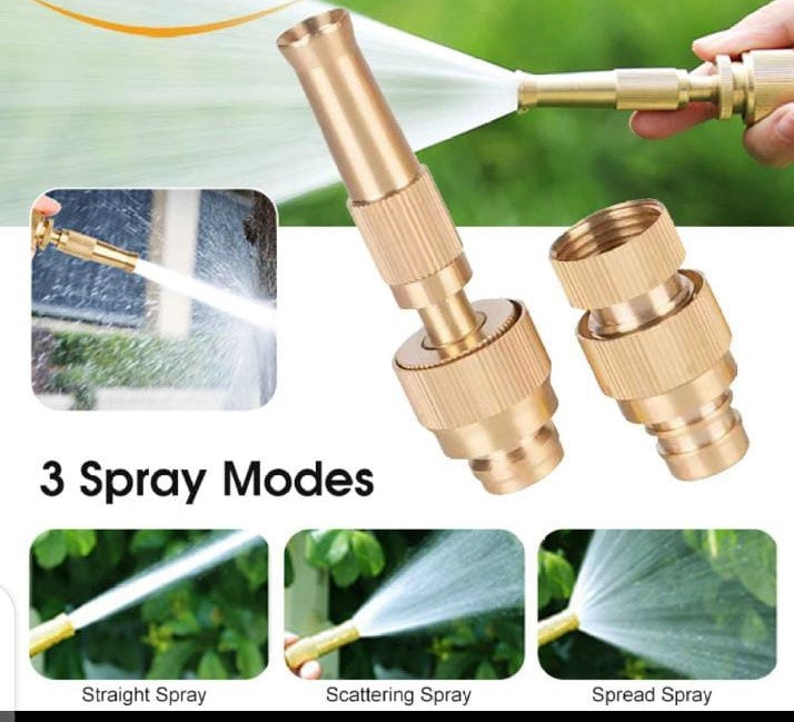 3 Spray Modes - Adjustable Garden Spray Gun Lawn Plant Irrigation High Pressure Water Car Sprinkler Wash Spray Nozzle Home Cleaning