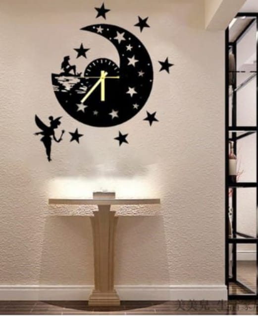 Fairy wall clock Room Decoration