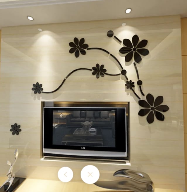 Flower wall stickers Wall Decoration