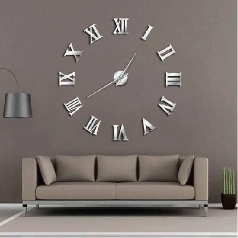 roman counting wall clock
