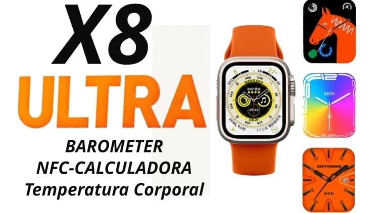 X8 Ultra Smart Watch 8 Series 49mm N8 Zd8 Dt8 GS8 Hw8 Max Plus Ultra Smartwatchpopular